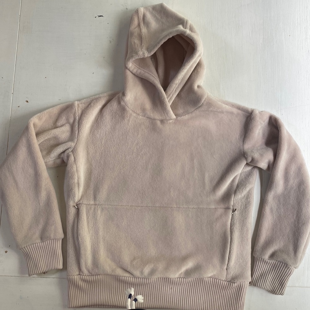 Athleta Girl L/12 Pink Fleece Hoody